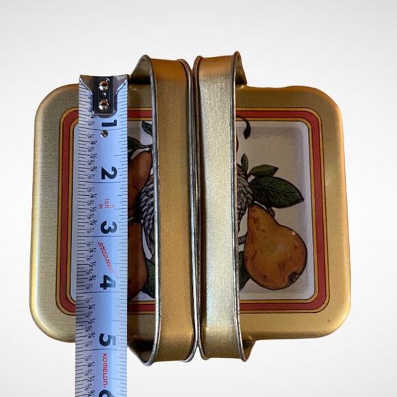 Jan Brett Studio 1986 Twelve Days of Christmas Metal Covered Basket Container - Picture 8 of 12